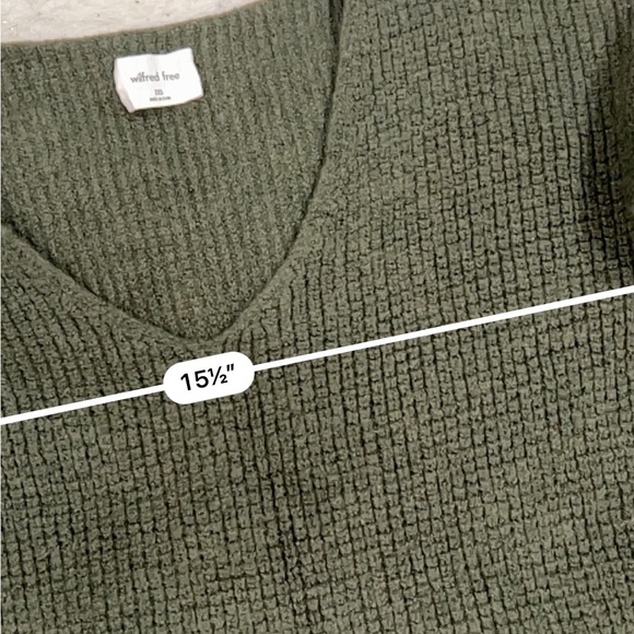 Aritzia Wilfred free olive green Wolter Sweater - Picture 5 of 6